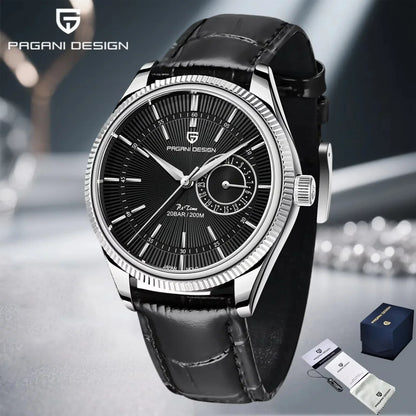 PAGANI DESIGN 2025 New Men Quartz Watch VH65 40mm Stainless Steel Sapphire Glass Luxury Business Waterproof 200m Reloj Hombre