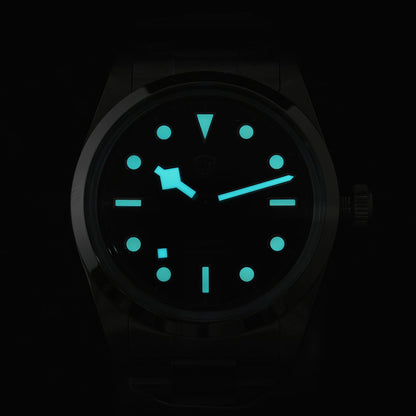 Watchdives WD1016 V3 36Mm VH31 Quartz Watch Man Multicolored K1 Bubble Mirror Sapphire Luminous 100M Waterproof Steel Wristwatch