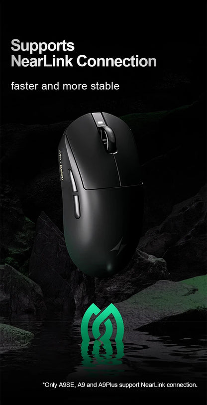 ATK Dragonfly A9 Ultra Wireless Gaming Mouse PAW3950 Ultra Lightweight Tri-mode Ergonomic E-sports Gamer FPS Mice A9 SE Plus