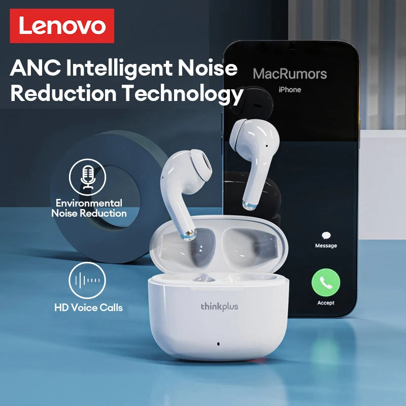 Lenovo LP40 Pro Earburds Wireless Bluetooth HIFI Stereo Sound HD Call Headphones Long Endurance Low Latency Gaming Earphones
