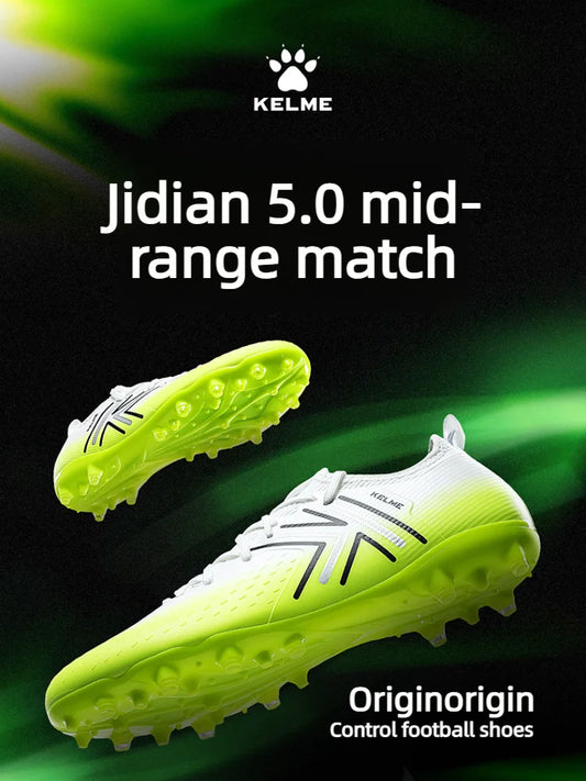 Kelme Herren-MG-Fußballschuhe für Indoor und Kunstrasen, kurze Stollen, professionelle Match-Fußballschuhe, rutschfeste Trainings-Turfschuhe