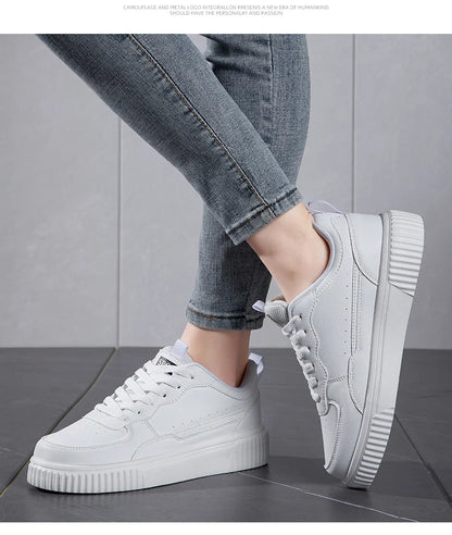 Chaussures décontractées pour femmes, respirantes, plates, baskets blanches, chaussures de sport pour femmes, chaussures de course, de marche en plein air pour hommes