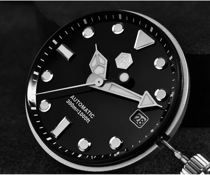 San Martin New 40mm Diver Watch YN55 Enamel Dial Classic Luxury Men Automatic Mechanical Watches Sapphire Waterproof 300m SN0009