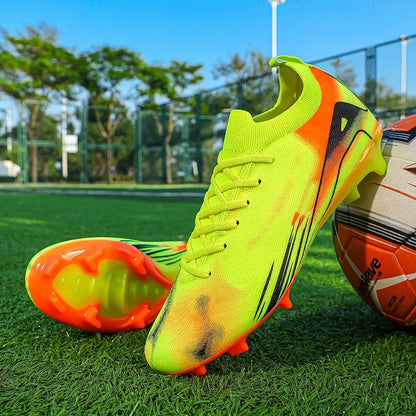Men's New Non-Slip Soccer Shoes Training FG Top Quality Sneakers Football Boots Cleats Wholesale Drop Shipping Unisex Adult