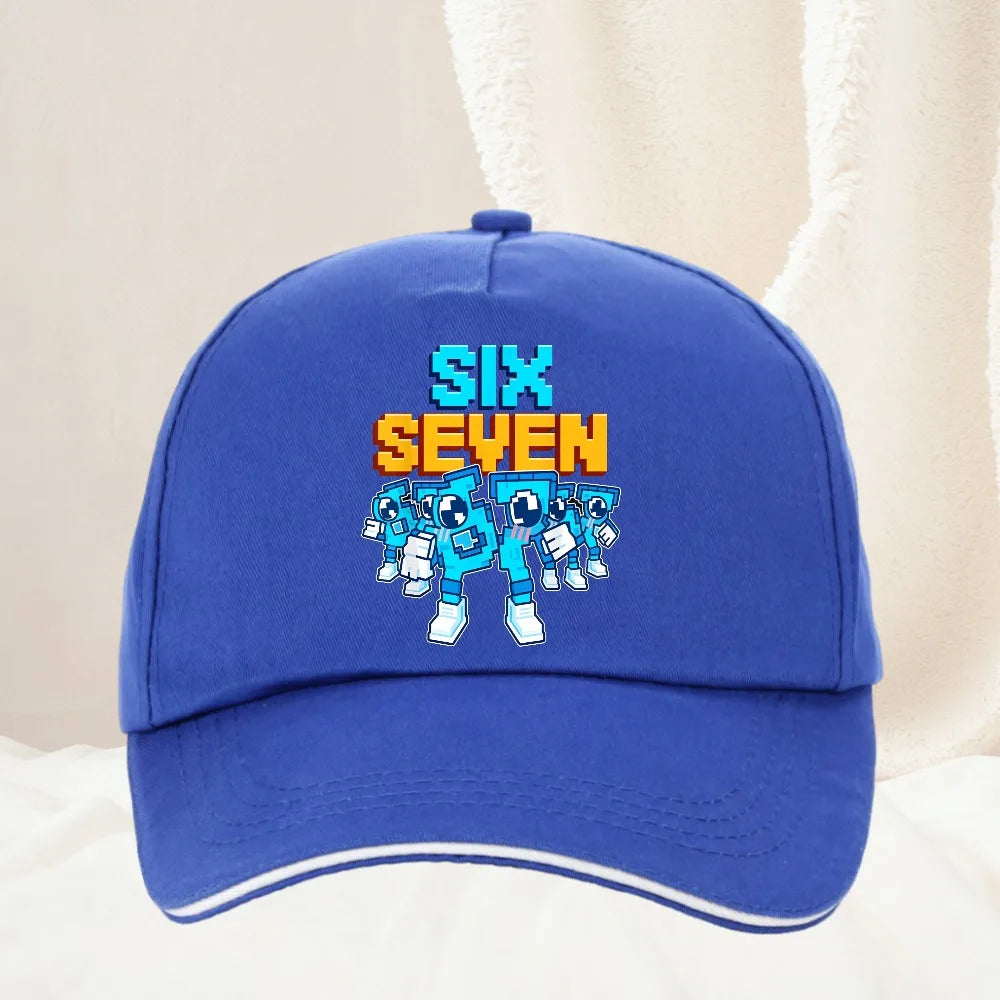 Meme 67 Six Seven 6 7 Italian Brainrot Boné de basebol para homem, boné de camionista, primaveril, casual, para atividades ao ar livre, para ginásio, viseira de sol, boné snapback