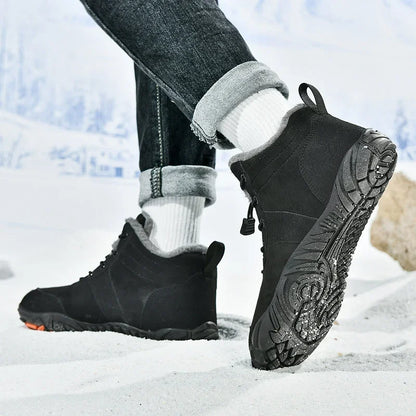 Femmes hiver chaussures en coton décontractées vêtements chauds résistant nouveau  Chaussures d'automne chaudes en coton pour hommes, bottes de maison unisexes antidérapantes et confortables pour la neige