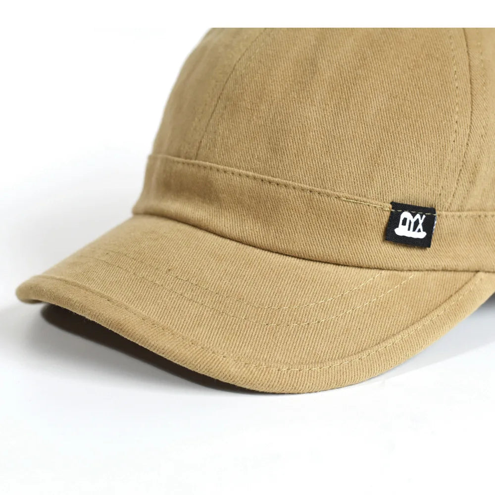 Casquette de baseball vintage à visière courte, en coton, pour homme et femme, casquette « dad hat » souple, ajustable, style « trucker », à profil bas