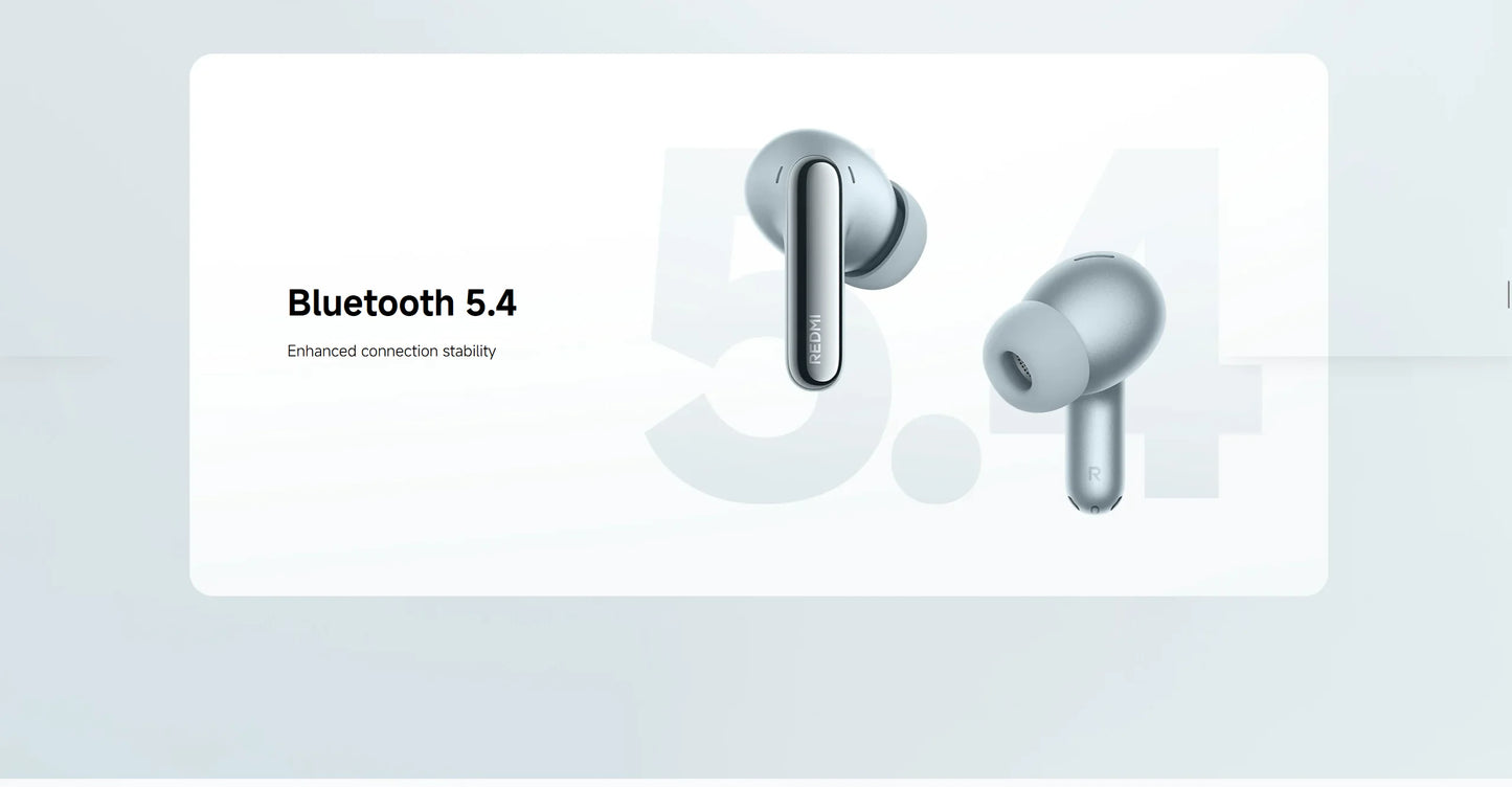 New Xiaomi Redmi Buds 8 Pro Global Version TWS Earphone Buletooth 5.4 AI Clear Call 3 MIC 55dB Active Noise Cancellation Earbuds