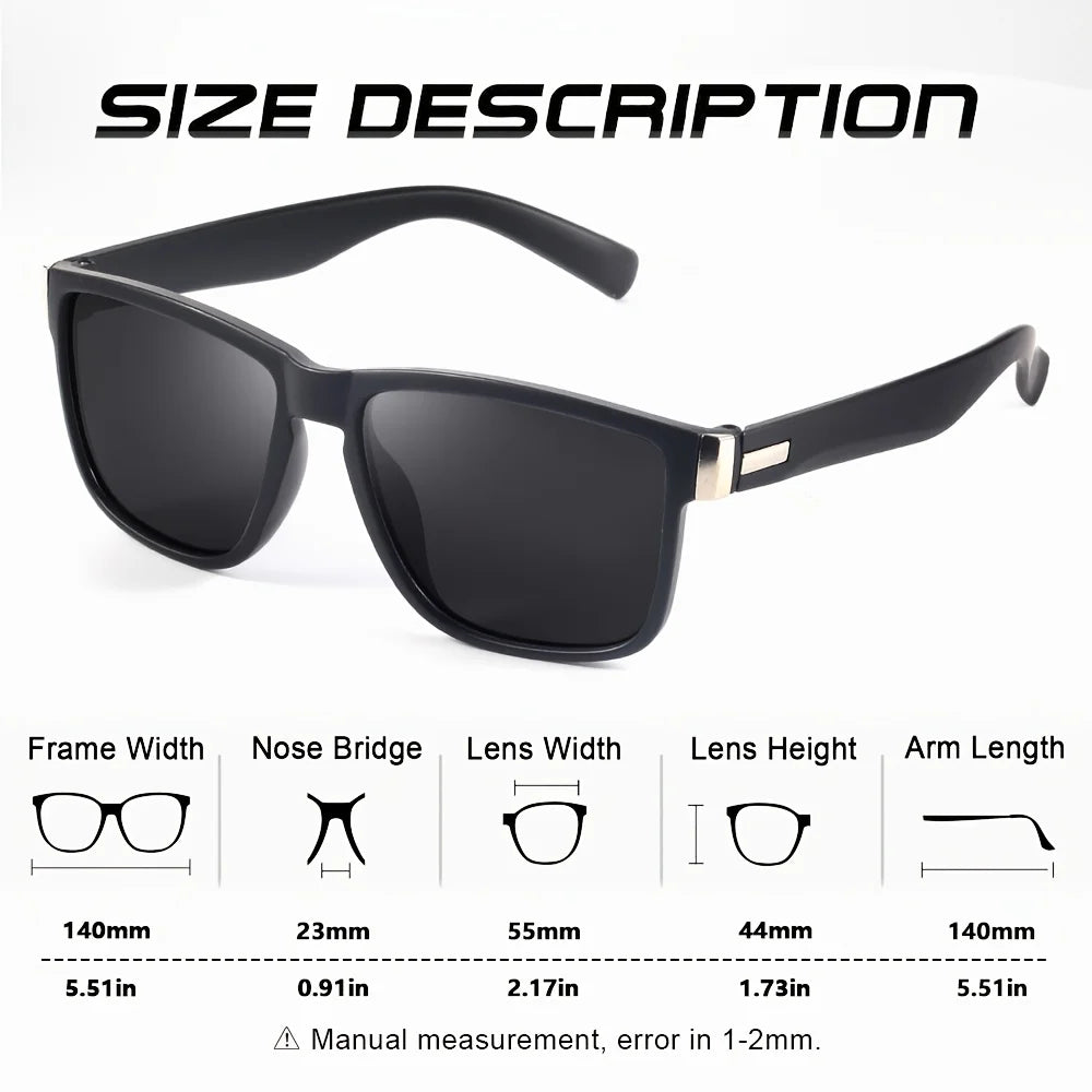 Sunglasses Unisex Square Vintage Sun Glasses Famous Brand Sunglases Polarized Sunglasses Oculos Feminino