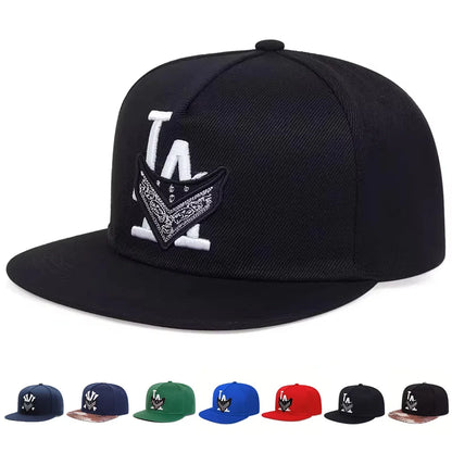 Unisex Los Angeles Embroidery Hip-hop Hats Spring Autumn Outdoor Adjustable Casual Baseball Caps Trucker Caps Sunscreen Hat