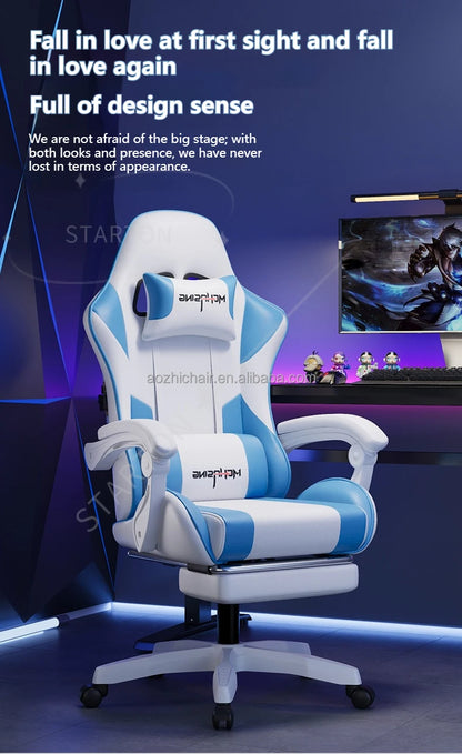 Ergonomic Modern Design Swivel Chair for Office and Home E-sport Gaming Chair With Wheels Revolving Style Computer Gaming Chair