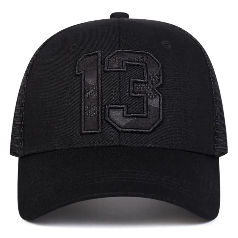 Unisex 13 Cloth Embroidery Embroidery Baseball Net Caps Spring Summer Outdoor Adjustable Casual Hats Sunscreen Hat Sports Cap