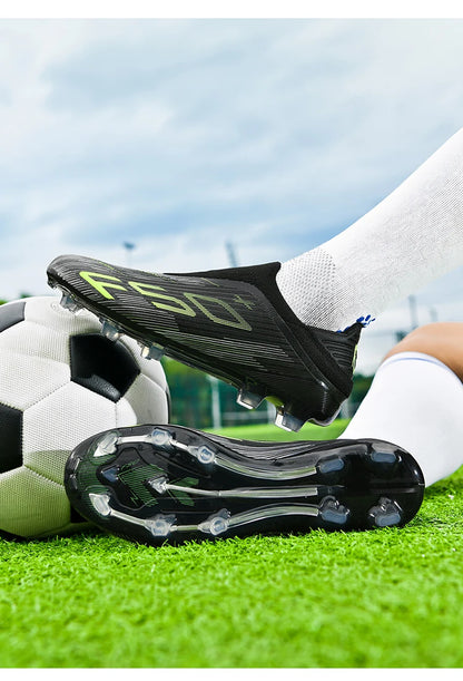 Nuevas botas de fútbol para hombre, tacos para césped, futsal, cómodas, ultraligeras, FG, antideslizantes, para interior y adultos