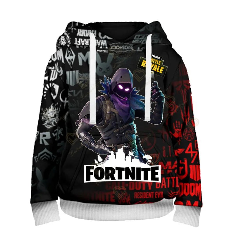 Φούτερ με κουκούλα Fortnite Peely Print New Design για άνδρες, γυναίκες και παιδιά, μακρυμάνικο, μοντέρνο casual streetwear pullover