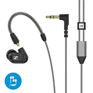 Sennheiser IE 300 Wired In-Ear Earphones HiFi TrueResponse Dynamic Driver Detachable Cable Noise Isolating Studio Monitoring