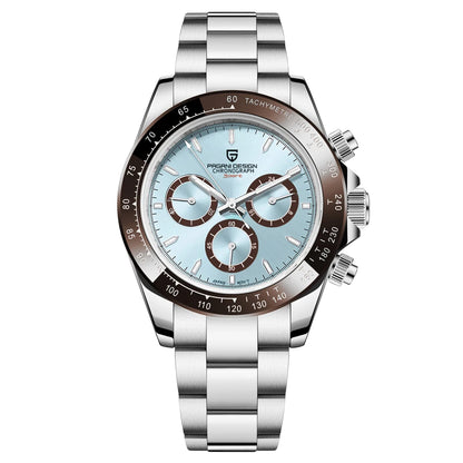 Orologio cronografo da uomo PAGANI DESIGN – Orologio da polso al quarzo di lusso, luminescente e impermeabile.