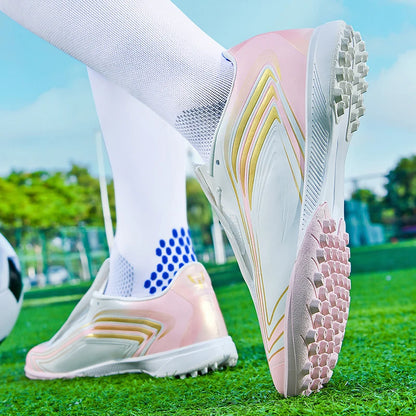 Nouvelles chaussures de football pour hommes TF/FG, chaussures de soccer professionnelles de haute qualité, chaussures de futsal unisexes, crampons ultralégers, baskets, Chuteira Campo