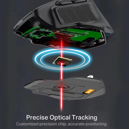 E-YOOSO 2.4G Wireless Mouse PAW3212 4800 DPI Ergonomic Mouse Gaming Mouse Office Mouse for Notebook PC Laptop MacBook