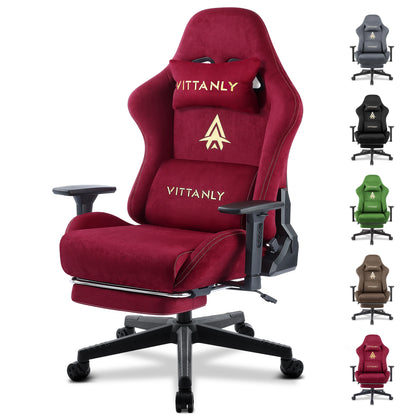 Kitinjoy High Quality Gaming Chair With Footrest Support Height Adjustable For Unisex Comfortable Office Chair Computer Chair