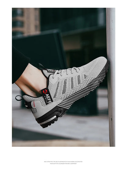 Nouveaux hommes chaussures de course respirant chaussures de sport de plein air baskets légères pour hommes chaussures d'entraînement athlétiques confortables