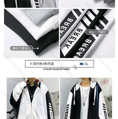 Produit gaming premium Fraquane, Anime Link Click Charles Lucas Same Coat Hoodies Cosplay Costume Sweatshirts Man Hoodie Women Man Clothing Men's Sweatshirts, équipement gamer