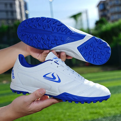 Nouvelles chaussures de football pour hommes, chaussures de soccer d'extérieur TF FG, crampons pour terrain en herbe, chaussures d'entraînement confortables, chaussures de match, futsal, chaussures de sport respirantes pour