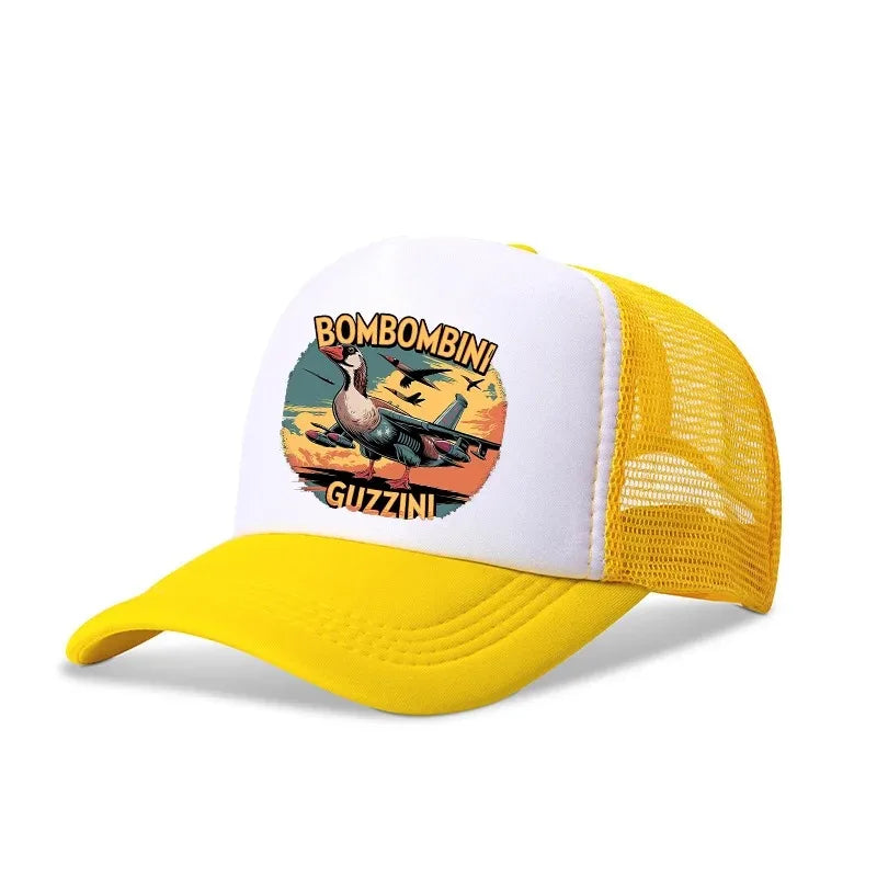 Italian Brainrot Baseball Caps Funny Anime Print Tung Tungtung Sahur Hats Summer Adjustable Fmaliy Headdress Cap Birthday Gifts