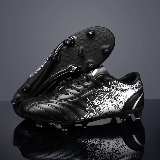 Chaussures de football à crampons longs, baskets d'entraînement de football, disponibles en 4 couleurs. Élégant. Tu es le plus brillant sur le terrain !