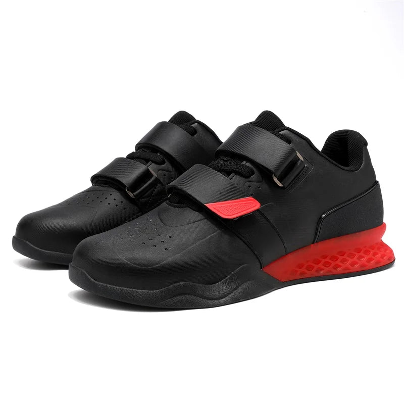 Weightlifting Shoes Professional  Men Women Powerlifting Squat Training Hard Sole Gym Shoes with Stable Heel Non Slip Design