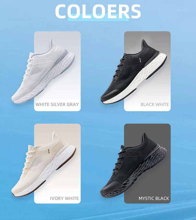 Zapatillas de running ONEMIX YUE SHUANG para hombre con amortiguación de aire, zapatillas deportivas para pareja, calzado deportivo para correr al aire libre y caminar para mujer