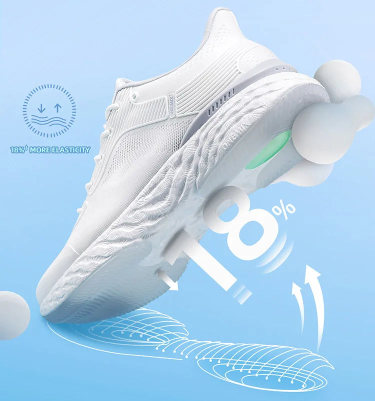 Zapatillas de running ONEMIX YUE SHUANG para hombre con amortiguación de aire, zapatillas deportivas para pareja, calzado deportivo para correr al aire libre y caminar para mujer