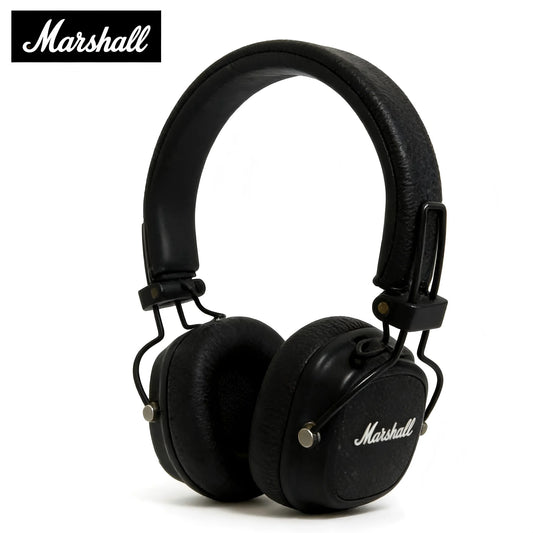 Marshall Major III 3 Wireless/Wired Headphones with Mic Deep Bass Foldable Gaming Bluetooth Headset for Sports & Rock Music