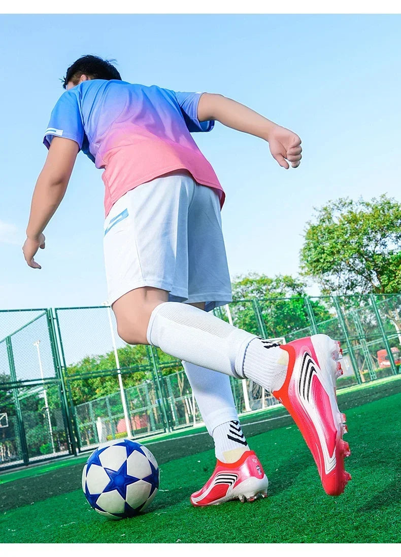 Nouvelles chaussures de football pour hommes, baskets de futsal très populaires, chaussures de football pour matchs sur gazon, entraînement, chaussures de football de haute qualité, crampons antidérapants, pour intérieur
