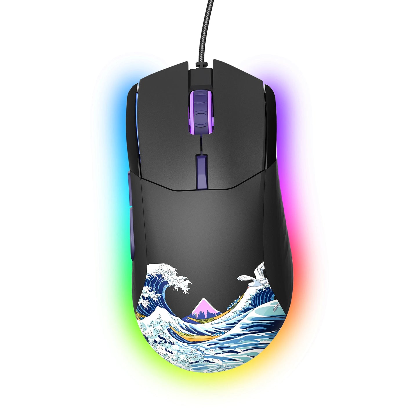 womier S-K80 Sea Wave Hot Swappable Gaming Keyboard Wired Mechanical Keyboard with Color OLED Display Gasket Mount RGB Keyboard