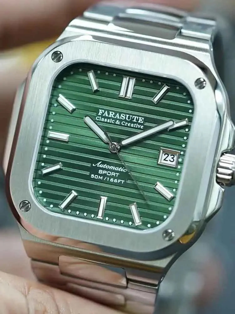 Montre de luxe automatique pour homme FARASUTE, mouvement Miyota9019, ultra-fine (8,9 mm), luminescente, étanche à 5 ATM
