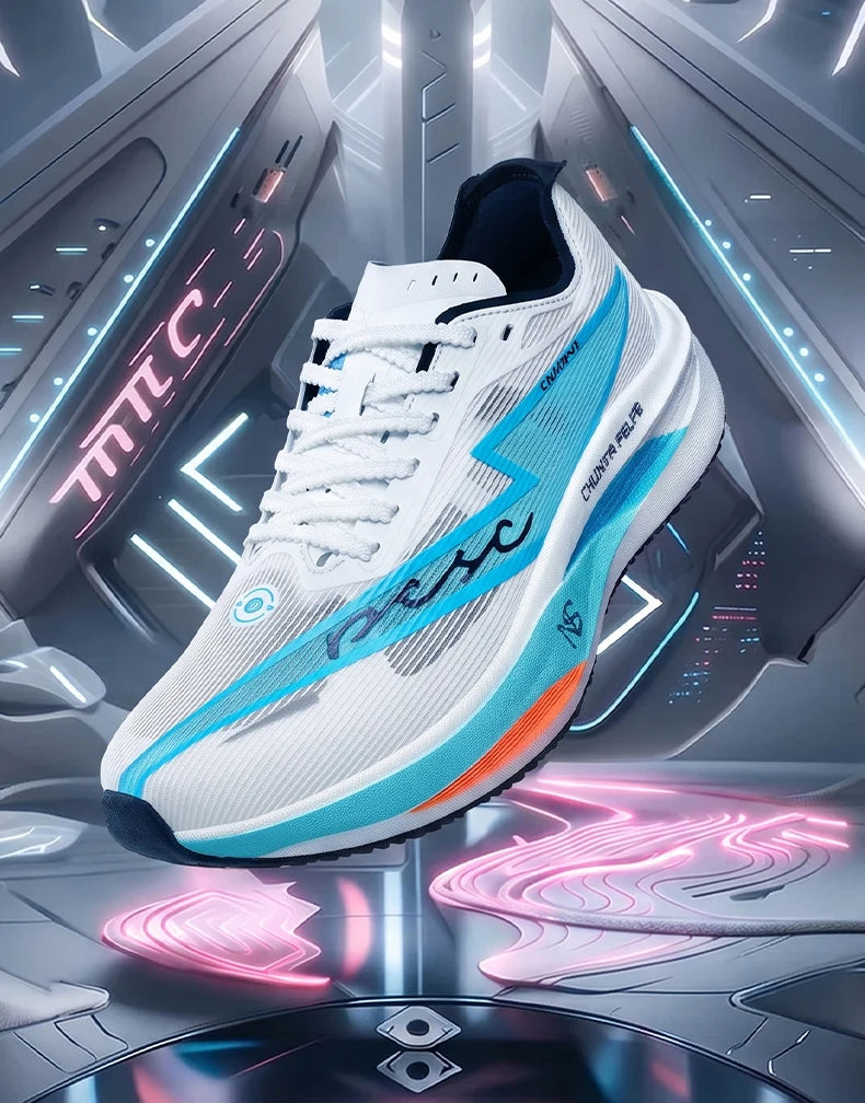 Men's Sports Shoes Carbon Plate Running Shoes Male Marathon Sneakers Racing Shock-absorbing Athletics Training Shoes for Women