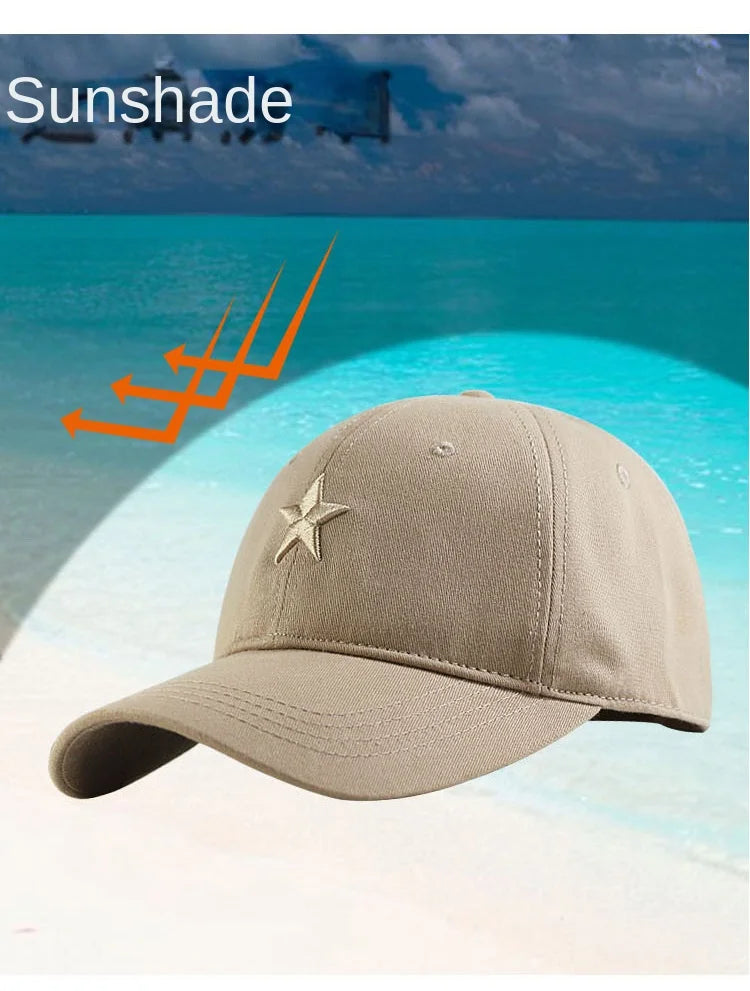 Baseball kapa Big Head Plus Size iz 100 % bombaža, primerna za moške in ženske, nastavljiva kapa »Dad Hat«, velikost 58–60 cm, 61–65 cm