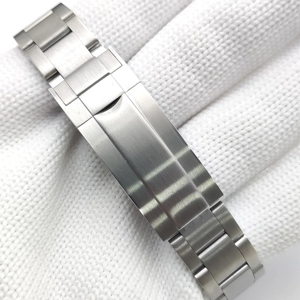 Zegarek kwarcowy dla mężczyzn 39 mm – luksusowy chronograf, modny, z szafirowym szkiełkiem, stylowy, sportowy, z bransoletą ze stali nierdzewnej