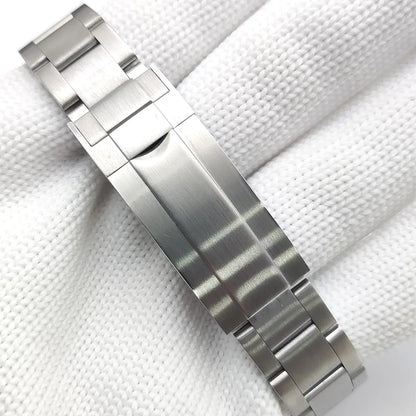 Zegarek kwarcowy dla mężczyzn 39 mm – luksusowy chronograf, modny, z szafirowym szkiełkiem, stylowy, sportowy, z bransoletą ze stali nierdzewnej