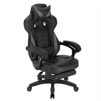 WOLTU Racing Gaming Chair Swivel Desk Office Computer Chair Sports Seat with Headrest Lumbar Cushion Footrest Gamer Chair