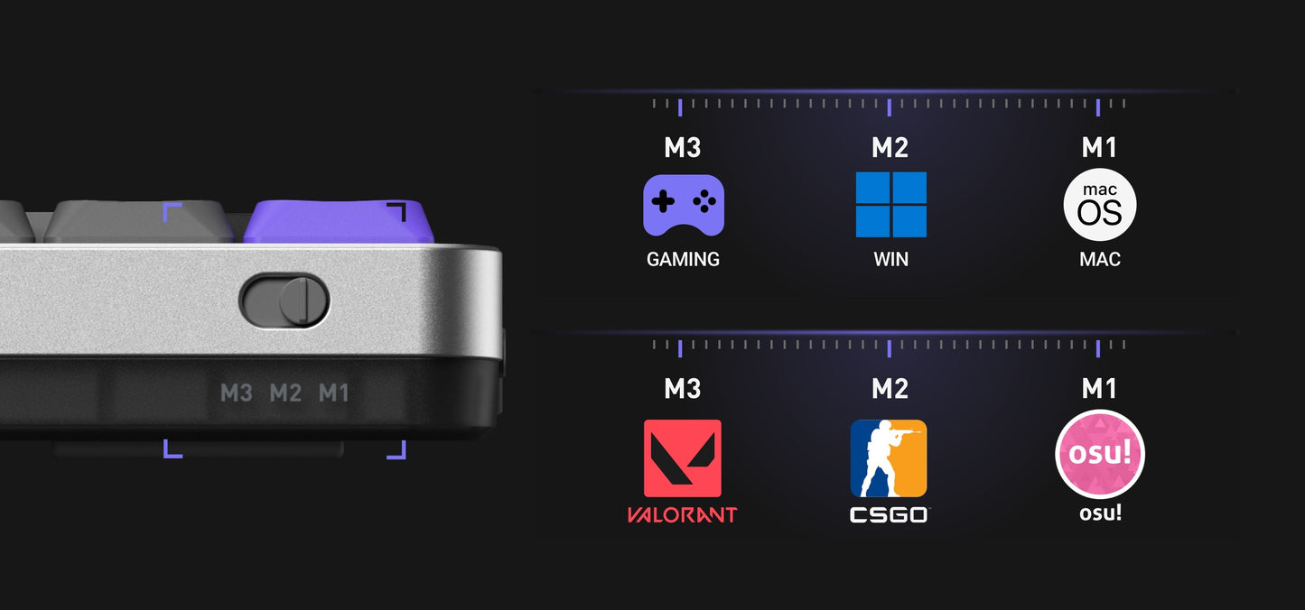 NuPhy Air60 HE Magnetic Switch Gaming Keyboard